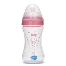 Lahvička 250ml, Transparent pink