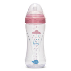 Lahvička 330ml, Transparent pink