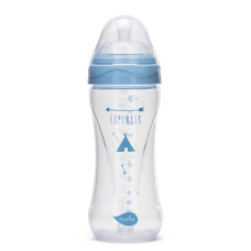 Lahvička 330ml, Transparent blue