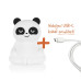 Silikonová LED noční lampička vel. M, Panda Silikonová LED noční lampička vel. M, Panda