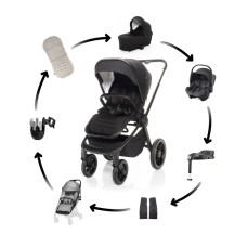 MAXI set Kočárek MOVE CROSS 2, Night Black/Black