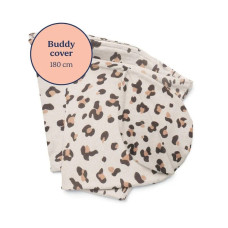 Potah na multifunkční kojící polštář Buddy, Leopard Cream