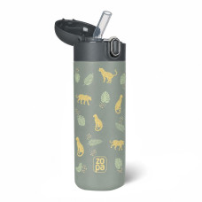 Termoska na tekutiny s brčkem 400 ml, Wild Gepard