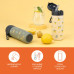 Termoska na tekutiny s brčkem a silikonovým držákem 350 ml, Limoncello Termoska na tekutiny s brčkem a silikonovým držákem 350 ml, Limoncello
