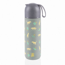 Termoska na tekutiny se silikonovým držákem 400 ml, Wild Gepard