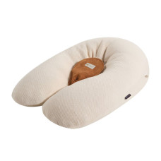 Těhotenský a kojící polštář Multirelax 3v1 Ecru, Cotton