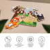 Dřevěné montessori puzzle, Wood, Hnědá