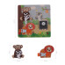 Dřevěné montessori puzzle, Wood, Hnědá