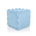 Pěnová podložka Puzzle 30x30 cm 9ks, Floral Blue