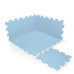 Pěnová podložka Puzzle 30x30 cm 9ks, Floral Blue