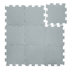 Pěnová podložka Puzzle 30x30 cm 9ks, Light Grey