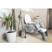 Schůdky na WC Loostep, Dove Grey