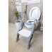 Schůdky na WC Loostep, Dove Grey