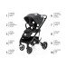 Set kočárek Quest+ korba+ adaptéry+ autosedačka, Vulcan Black/Black