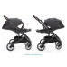 Set kočárek Quest+ korba+ adaptéry+ autosedačka, Vulcan Black/Black