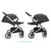 Set kočárek Quest+ korba+ adaptéry+ autosedačka+ báze, Vulcan Black/Silver