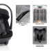 Autosedačka XS Plus i-size, Titan Grey