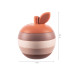 Silikonová skládací hračka Apple, Multicolor
