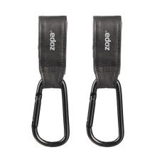 Multifunkční popruh se skobou DELUXE 2 ks, Black