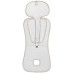 Prodyšná podložka do autosedačky Breeze sk. 2/3, Ivory Beige