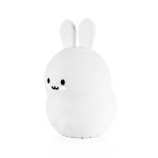 Silikonová LED noční lampička s hudbou vel. L, Rabbit