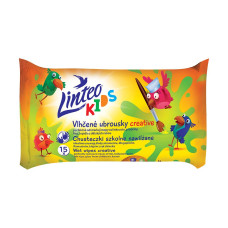 Dětské vlhčené ubrousky Linteo Baby Kids 15 ks