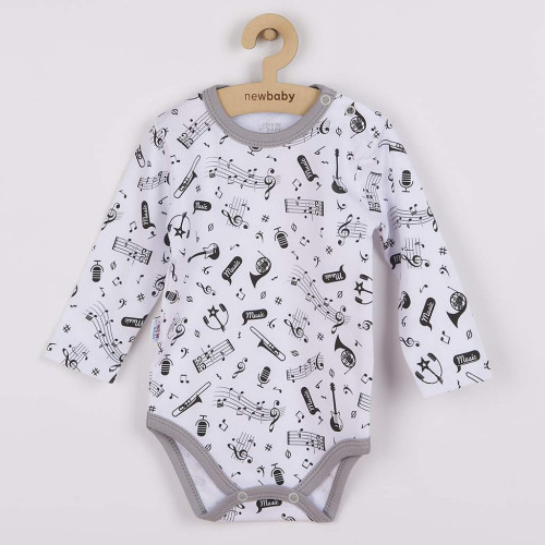 Kojenecké body s dlouhým rukávem New Baby Music Kojenecké body s dlouhým rukávem New Baby Music