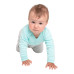 Kojenecké celorozepínací body New Baby Classic II šedé s hvězdičkami Kojenecké celorozepínací body New Baby Classic II šedé s hvězdičkami