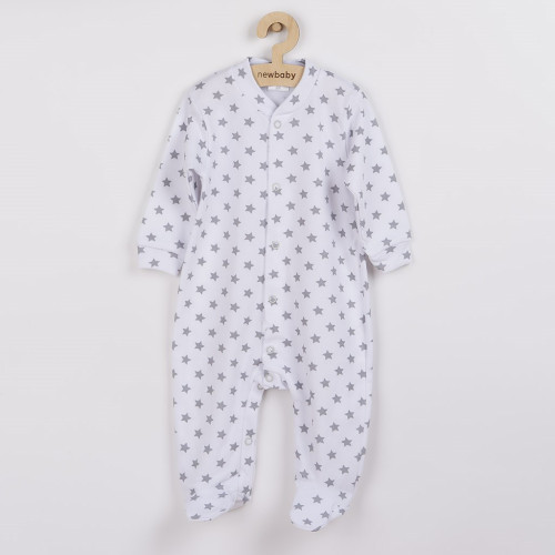 Kojenecký overal New Baby Classic II šedý s hvězdičkami Kojenecký overal New Baby Classic II šedý s hvězdičkami