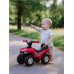 Dětské odrážedlo se zvukem Čtyřkolka Baby Mix červená