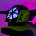 Dětská elektrická motorka Baby Mix POLICE zelená