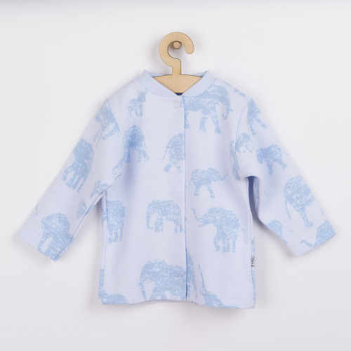 Kojenecký kabátek Baby Service Sloni modrý Kojenecký kabátek Baby Service Sloni modrý