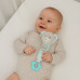 Dětská pískací plyšová hračka s kousátkem Baby Mix medvěd mátový