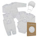 Kojenecká soupravička do porodnice New Baby Sweet Bear šedá