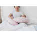 Povlak na kojící polštář ve tvaru C New Baby Hvězdy šedé  285 x16