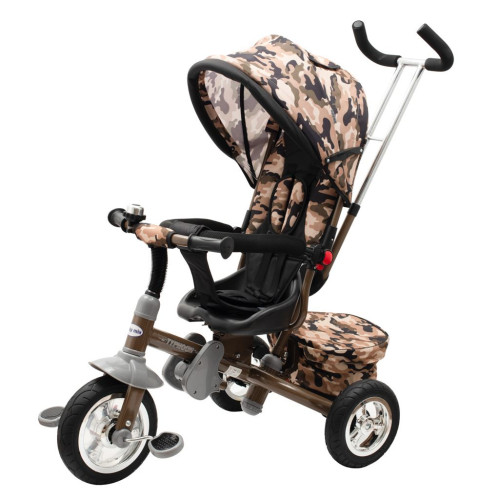 Dětská tříkolka Baby Mix 3v1 TYPHOON 360° army Dětská tříkolka Baby Mix 3v1 TYPHOON 360° army