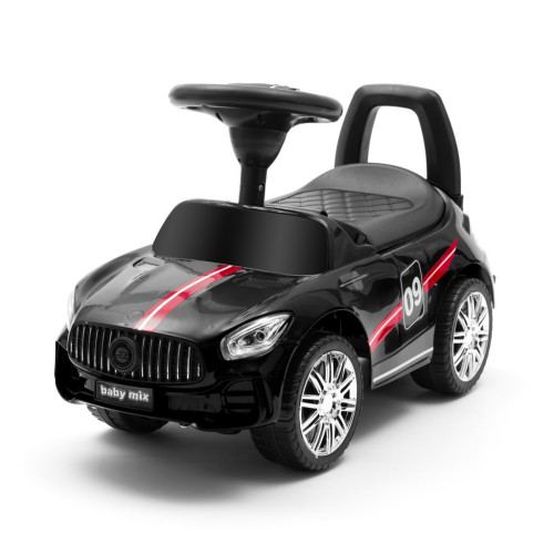 Dětské odrážedlo se zvukem Baby Mix RACER černé Dětské odrážedlo se zvukem Baby Mix RACER černé