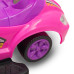 Dětské odrážedlo s vodící tyčí 3v1 Baby Mix Mega Car růžové