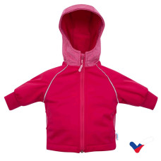 Softshellová kojenecká bundička New Baby růžová