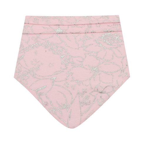Kojenecký bavlněný šátek na krk New Baby NUNU růžový M Kojenecký bavlněný šátek na krk New Baby NUNU růžový M