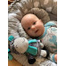 Edukační hrající plyšová hračka s klipem Baby Mix zebra