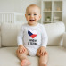 Body s potiskem New Baby Fandím s tátou - dárkové balení