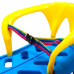 Plastové sáňky s opěradlem Baby Mix SNOW STAR červené Plastové sáňky s opěradlem Baby Mix SNOW STAR červené