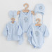 5-dílná kojenecká soupravička do porodnice New Baby Classic modrá
