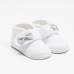 Kojenecké capáčky s mašličkou New Baby bílá 12-18 m Kojenecké capáčky s mašličkou New Baby bílá 12-18 m