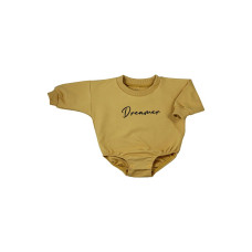 Kojenecké teplákové body baggy Koala Dreamer hořčicová
