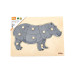 Dětské dřevěné puzzle vkládačka Montessori Viga Hroch