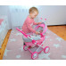 Dětský kočárek pro panenky Milly Mally Alice Prestige Pink