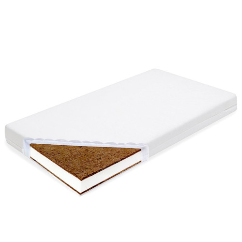 Dětská matrace New Baby STANDARD 120x60x11 cm kokos-molitan-kokos bílá Dětská matrace New Baby STANDARD 120x60x11 cm kokos-molitan-kokos bílá