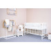 Dětská postýlka New Baby BASIC se stahovací bočnicí bílá